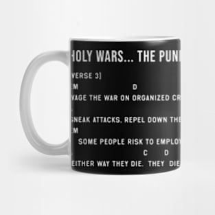 Holy Wars... The Punishment Due Chords Lyrics Mug